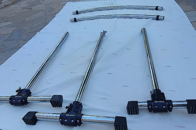 Gibraltar Chrome Series II Double Bass Drum Rack