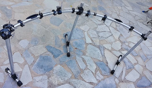 Gibraltar Chrome Series II Double Bass Drum Rack