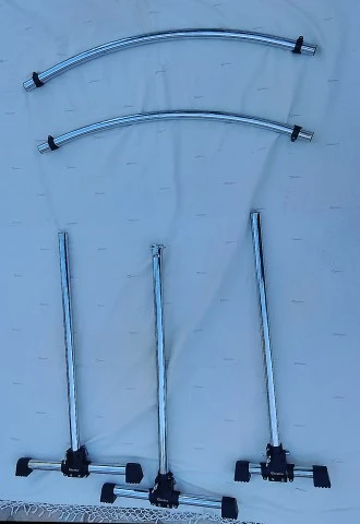Gibraltar Chrome Series II Double Bass Drum Rack