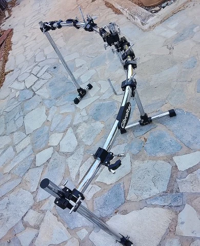 Gibraltar Chrome Series II Double Bass Drum Rack