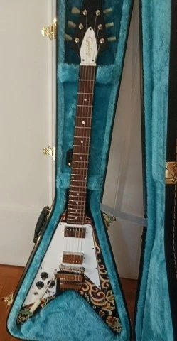 Epiphone Jimi Hendrix "Love Drops" Flying V (Left Handed)