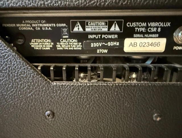 Fender Custom Vibrolux Reverb