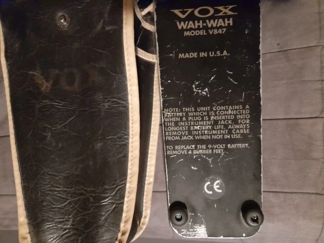 VOX Wah-Wah Model V847 Made In USA 90s