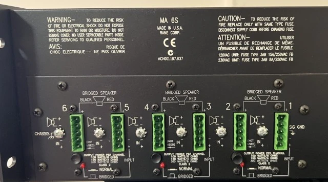 RANE MA-6S