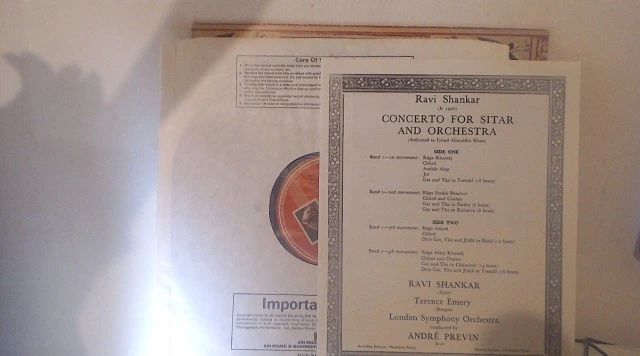 LP RAVI SHANKAR-ANDRE PREVIN Concerto for Sitar and Orchestra No. 1
