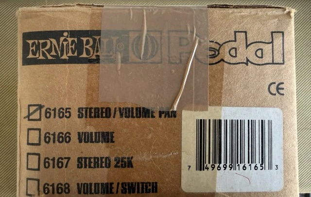 Ernie Ball 6165 Stereo Volume/Pan Pedal 500K