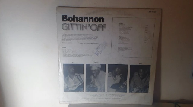 LP BOHANNON GITTIN'OFF Funk / Disco / Soul
