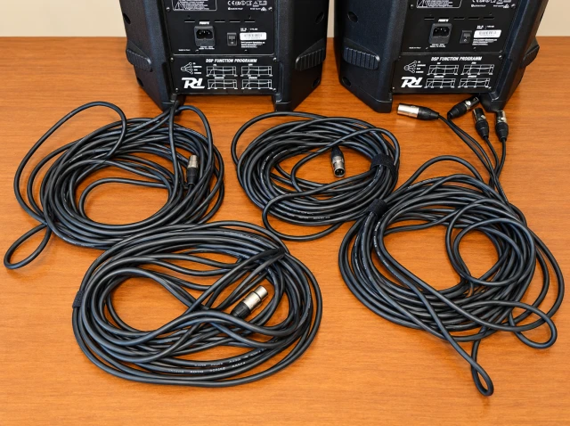 Ολοκληρωμένο Επαγγελματικό Setup Ήχου (Plug & Play) – 4 Αυτοενισχυόμενα Ηχεί