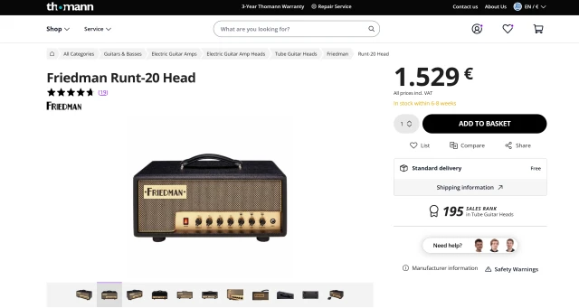 Friedman Runt-20