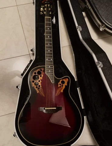 Ovation 2078AX Elite Black Cherry Burst