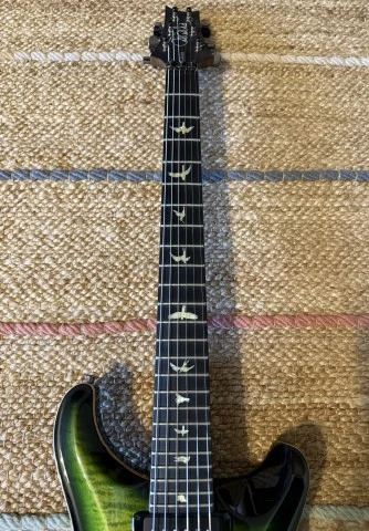 PRS Wood Library Custom 24 Floyd 10 Top Eriza Verde Smokeburst