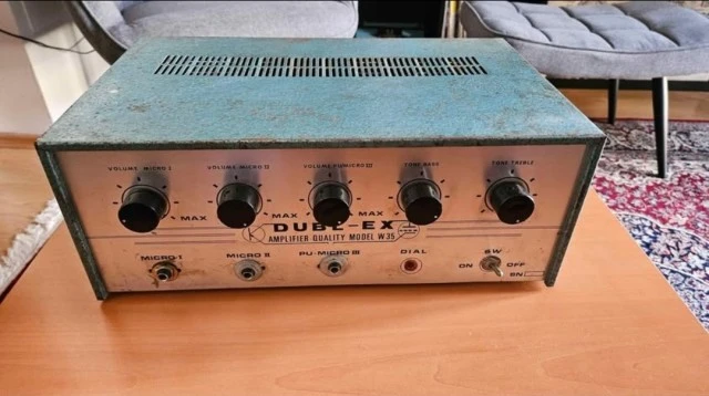 Vintage ΕΝΙΣΧΥΤΗΣ ΗΧΟΥ DUBL-EX w35