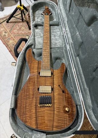 Mayones Regius Koa 6 Thomann custom order VIP photo shoot