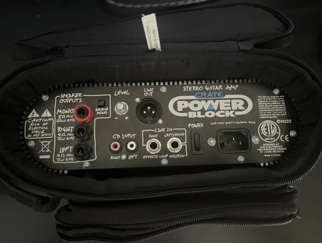 Crate PowerBlock 150W Power Amp / Guitar Amp