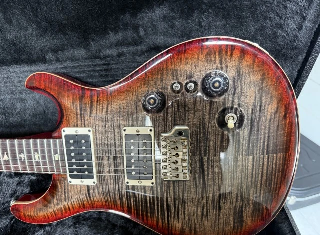 PRS Custom 24 35th anniversary Charcoal Cherry Burst