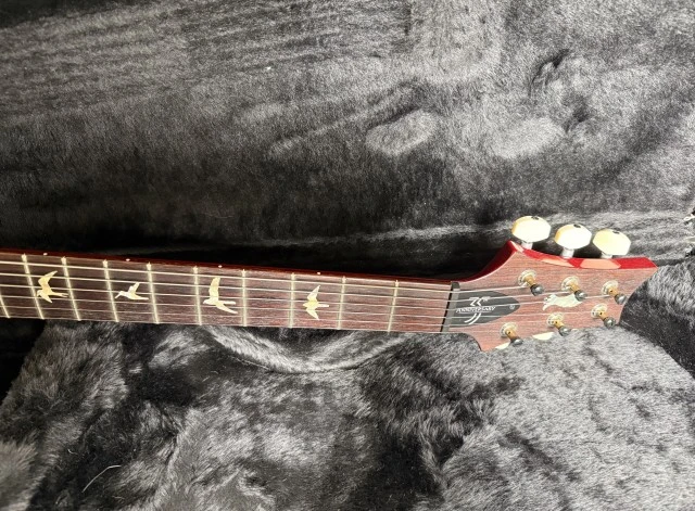 PRS Custom 24 35th anniversary Charcoal Cherry Burst