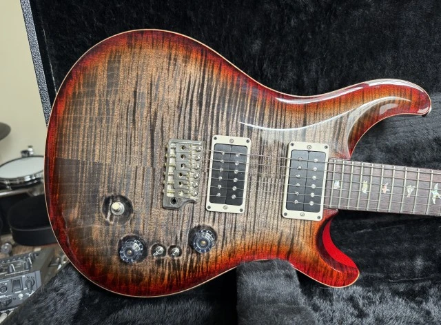 PRS Custom 24 35th anniversary Charcoal Cherry Burst