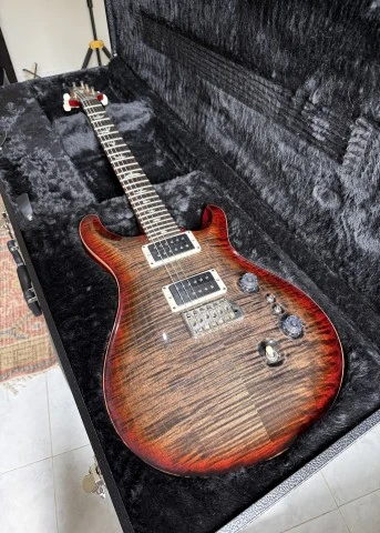 PRS Custom 24 35th anniversary Charcoal Cherry Burst