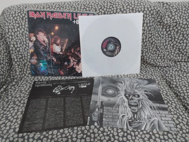 Iron Maiden Live +One 12" EP (EMI Japan, 1980)