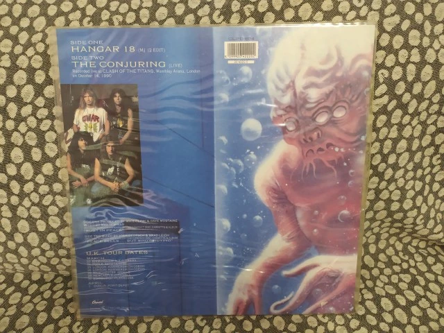 Megadeth – Hangar 18 Vinyl, 7", Shape, Single, Picture Disc 1991
