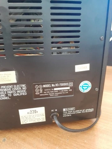 Technics RS-7500US Elcaset