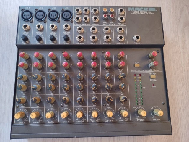 Mackie Micro Series 1202 (USA) - 1st Gen & Μετασχηματιστής 230V-120V