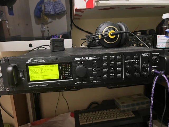 Fractal axe fx ii + custom midi controller