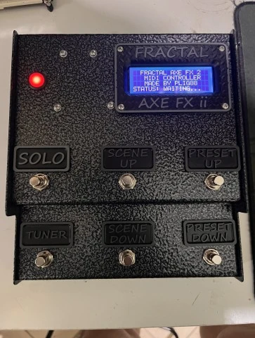 Fractal axe fx ii + custom midi controller