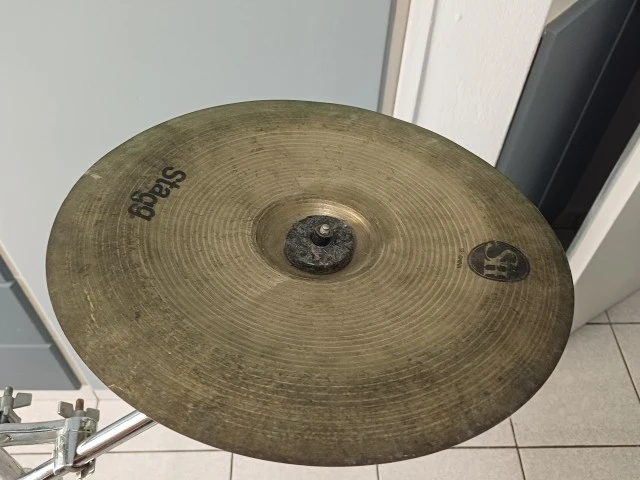 Cymbal Arm + Clamp + Stagg 12" SH China