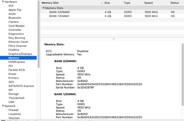 iMac 2,9GHz 21" του 2013 8GB 1600 MHz DDR3