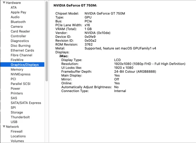 iMac 2,9GHz 21" του 2013 8GB 1600 MHz DDR3