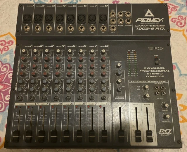 Κονσόλα PEAVEY 1002-8 RQ R/M και 2 Ηχεία SAMSON RESOLV 80a