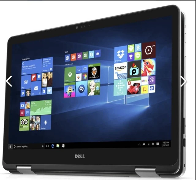 lap top dell 2 in 1 17 inch i7 48 ram