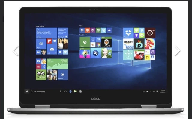 lap top dell 2 in 1 17 inch i7 48 ram