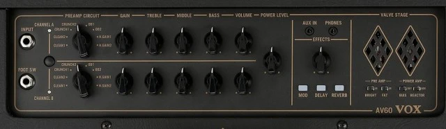 Vox AV60 combo ενισχυτής + αυθεντικό Vox VFS5 Foot Switch