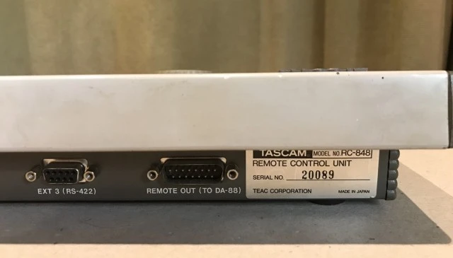 Tascam DA-78HR & RC-848