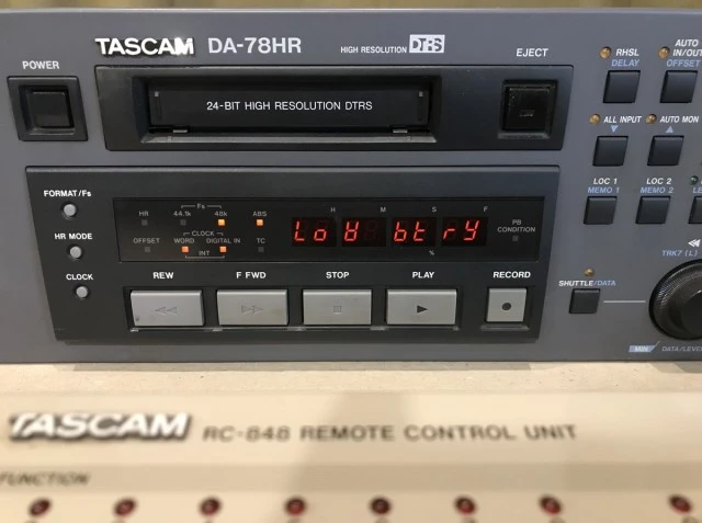Tascam DA-78HR & RC-848