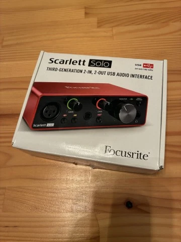 Focusrite Scarlett Solo 3rd Gen