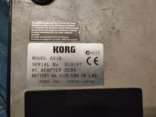 Korg ToneWorks AX1B