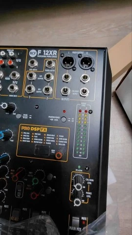 RCF F-12XR 12-Channel Mixer with Multi-FX and Stereo USB Interface