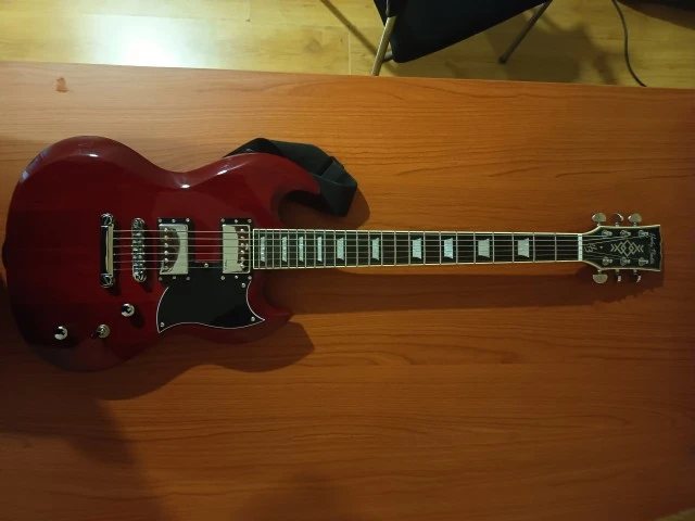 Harley Benton DC-II Cherry