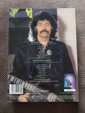 BLACK SABBATH Heaven And Hell JAPAN DVD