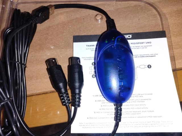 M-Audio Midisport Uno USB-to-MIDI Interface