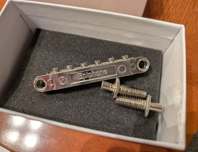 Epiphone Tune-o-Matic Bridge (Les Paul Prophecy 2020) with Studs