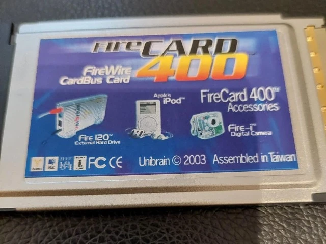 Firecard 400 - Firewire Unibrain