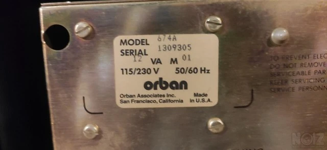 Orban stereo equalizer Model 674A