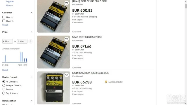 DOD FX 33 Dirstortion/Buzz/Fuzz