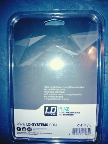 LD Systems PPA2 Phono Preamplifier