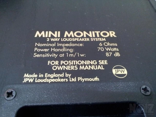Ηχεία JPW Mini Monitor