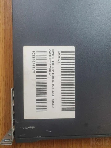 SWITCH CISCO 3750 48-Ports Gigabit
